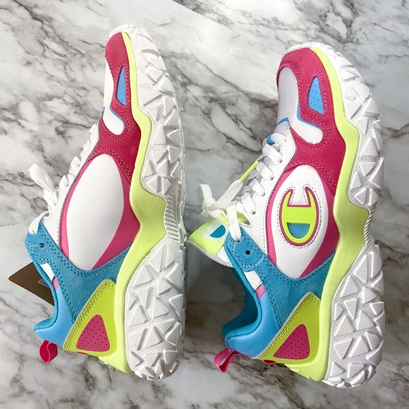 SOLD Champion Tank Track Neon Street Shoes - Picture 3 of 5